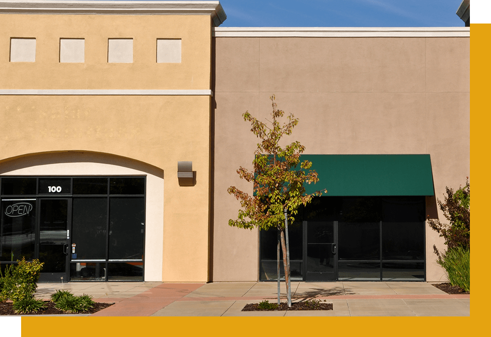 Commercial Tinting Commercial Building with tint